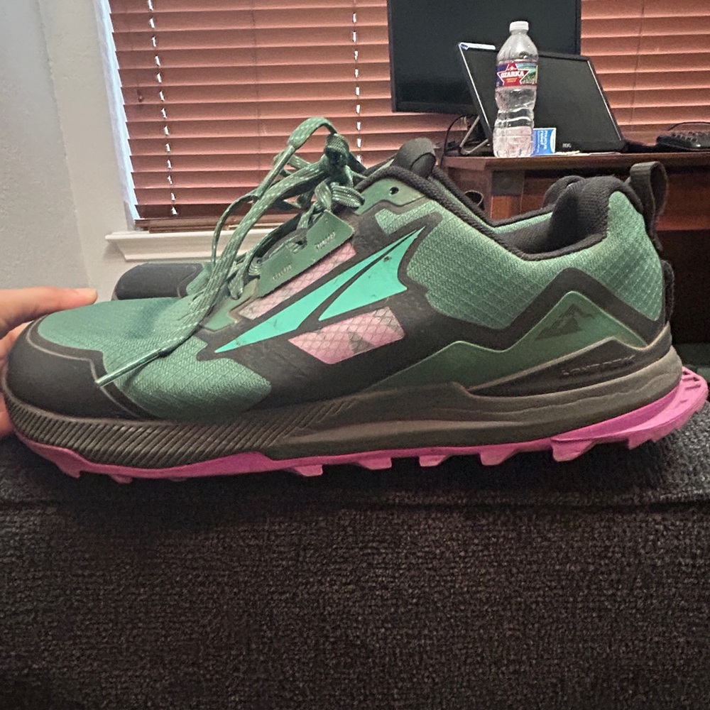 Altra purple & green hiking shoes